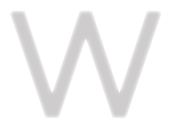 w alphabet